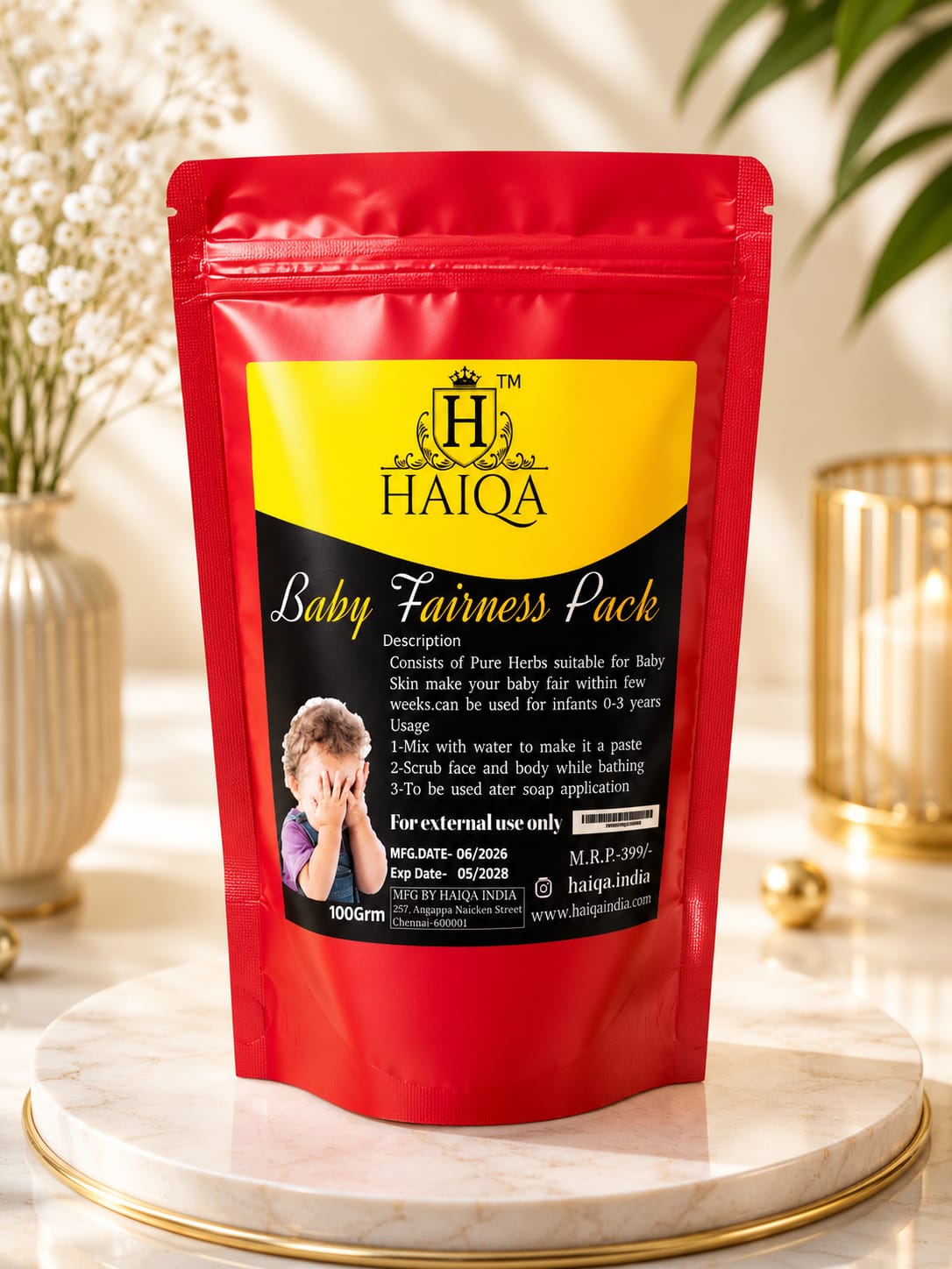 Haiqa Baby Fairness Pack