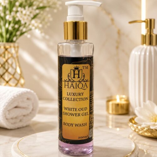 Haiqa White Oud Body Wash