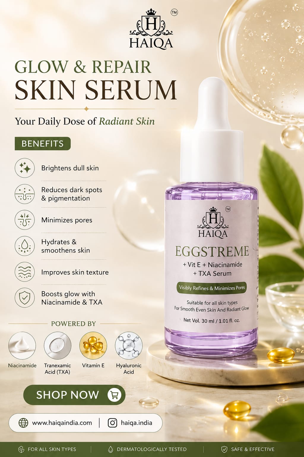 Haiqa Eggstreme-Face Serum