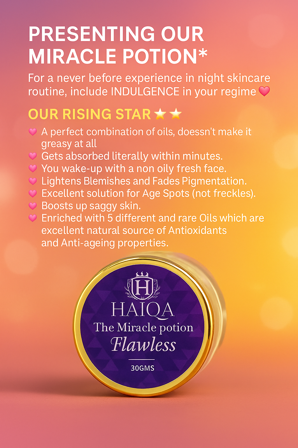Haiqa Miracle Potion (Flawless)