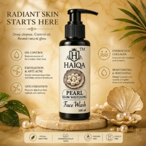 Haiqa Pearl Glow Whitening Face Wash