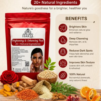 Haiqa Face Pack-Brightening & Enhancing Pack