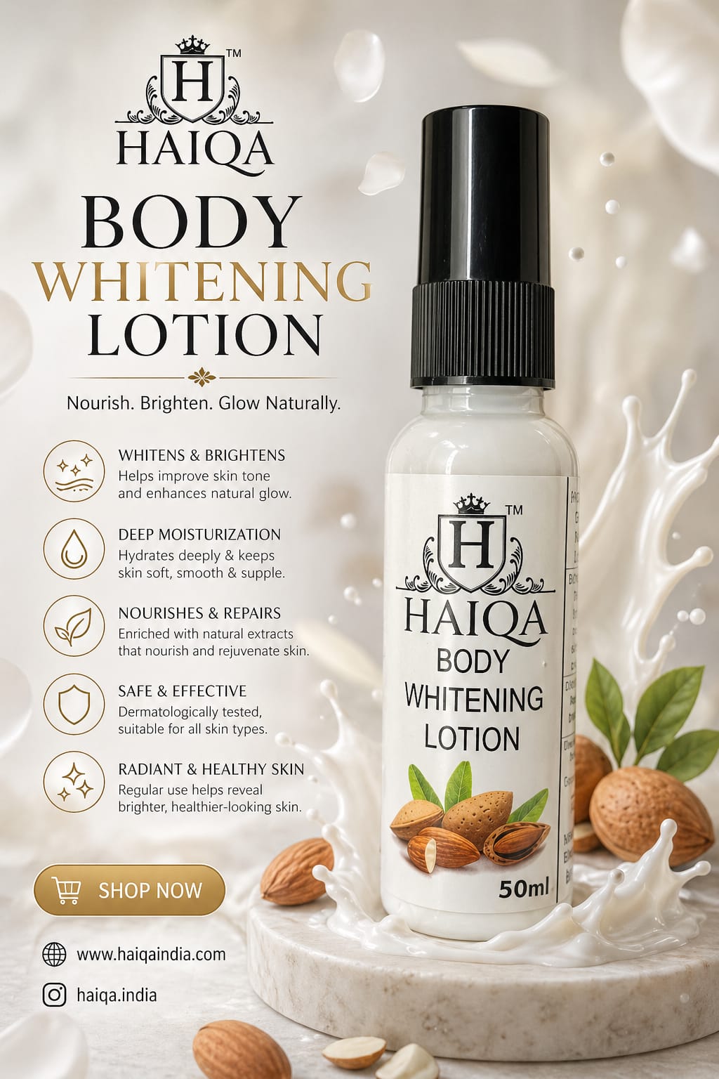 Haiqa Body Whitening Lotion