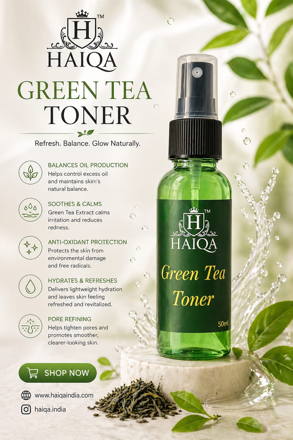 Haiqa Green Tea Toner