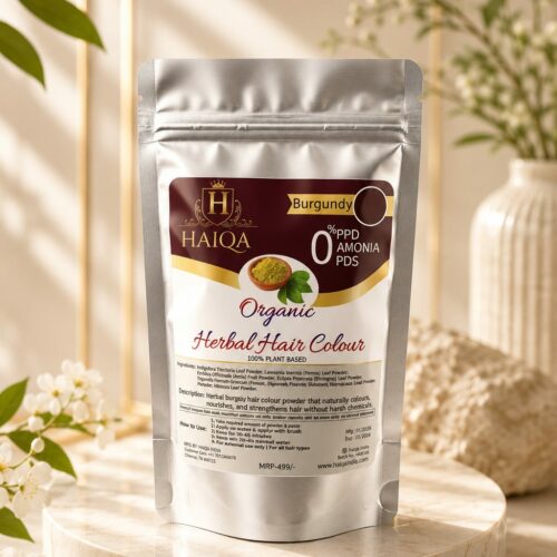 Haiqa 100% Organic Herbal Hair Colour-Burgundy