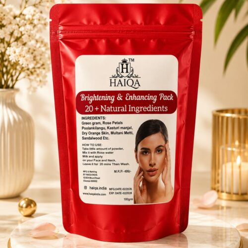 Haiqa Face Pack-Brightening & Enhancing Pack