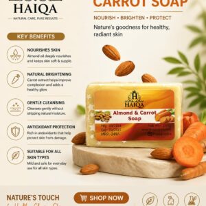 HAIQA ALMOND & CARROT SOAP