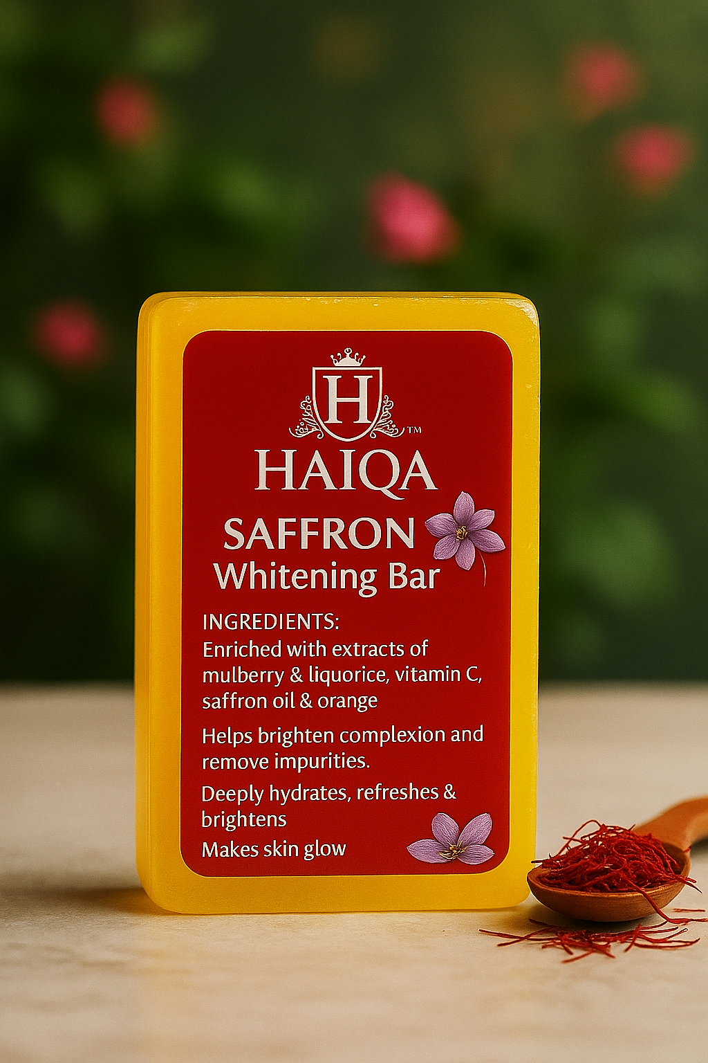 HAIQA SAFFRON WHITENING SOAP