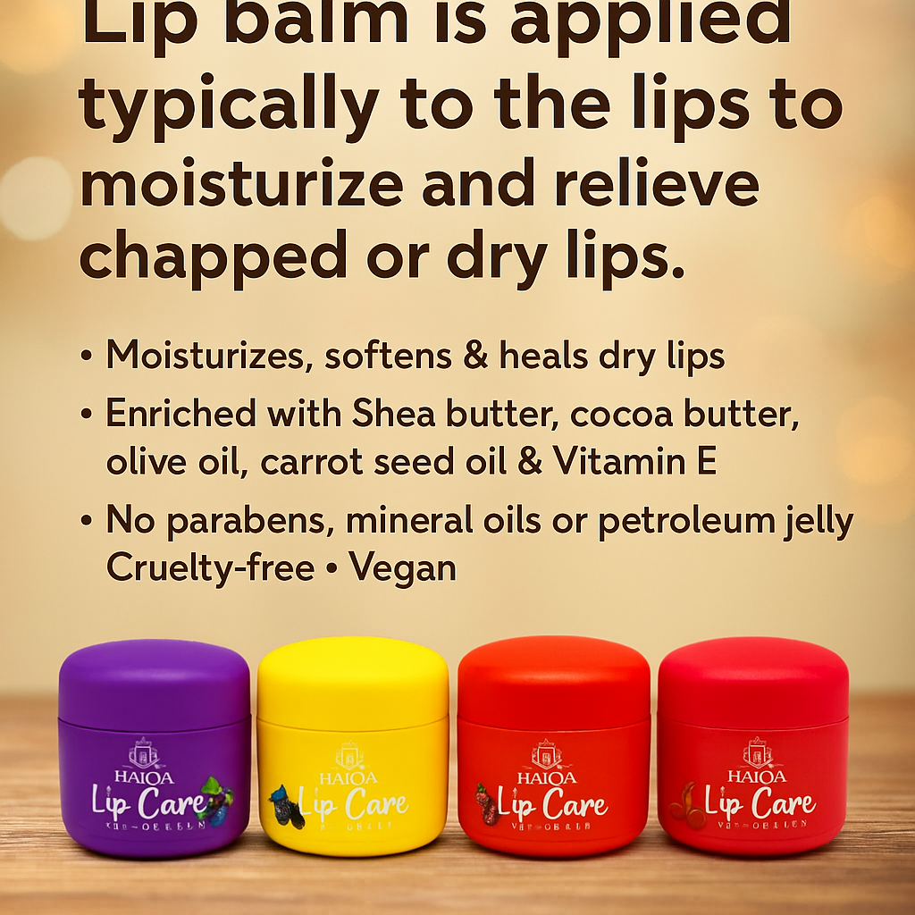 HAIQA LIP CARE IN FOUR FLAVOURS