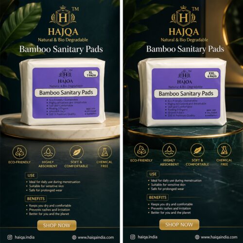 HAIQA BAMBOO SANITARY PADS XL & XXL