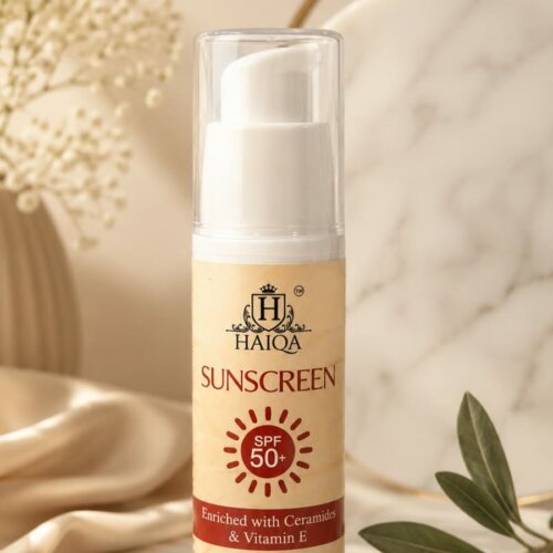 HAIQA Sunscreen SPF 50 PA+++ - Ceramide & Vitamin E - Hydrating & Brightening
