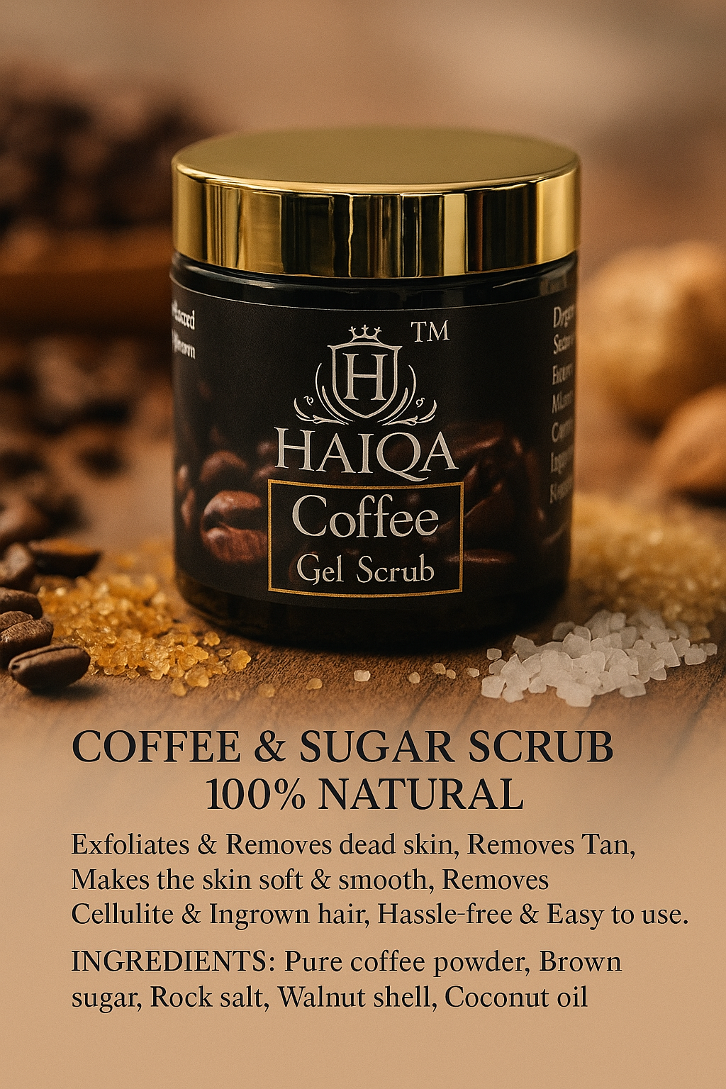 HAIQA COFFEE GEL SCRUB