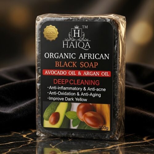 HAIQA ORGANIC AFRICAN BLACK SOAP