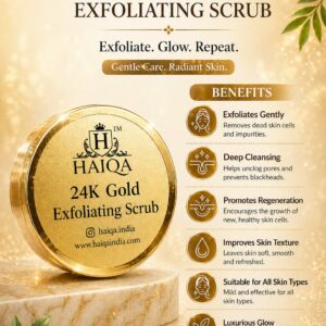 HAIQA 24K GOLD EXFOLIATING SCRUB