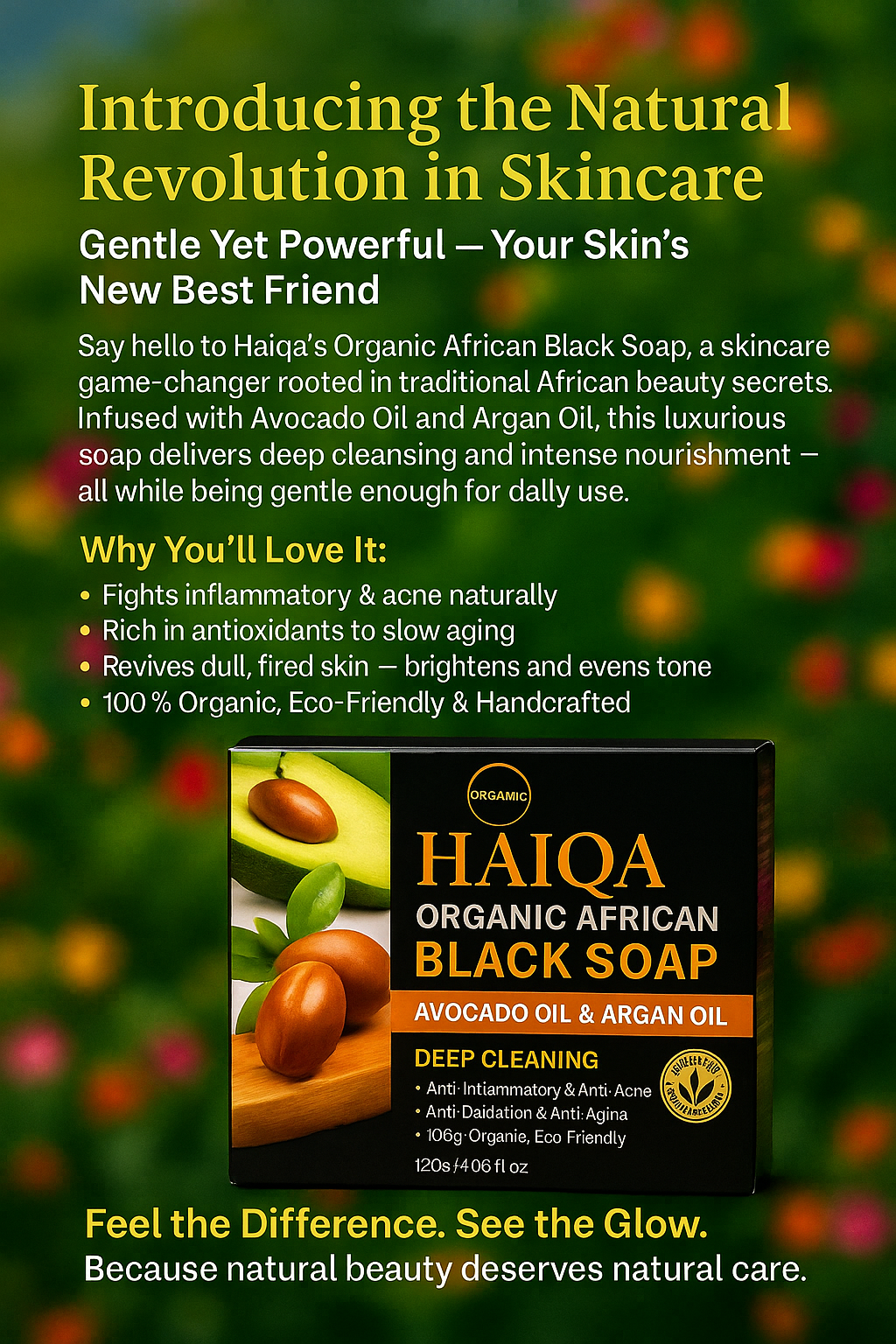 HAIQA ORGANIC AFRICAN BLACK SOAP