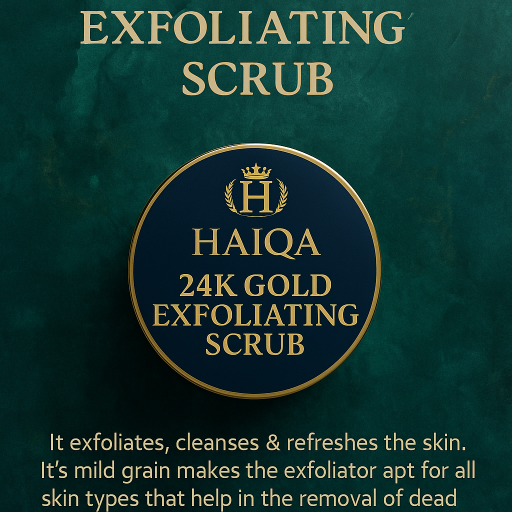 HAIQA 24K GOLD EXFOLIATING SCRUB