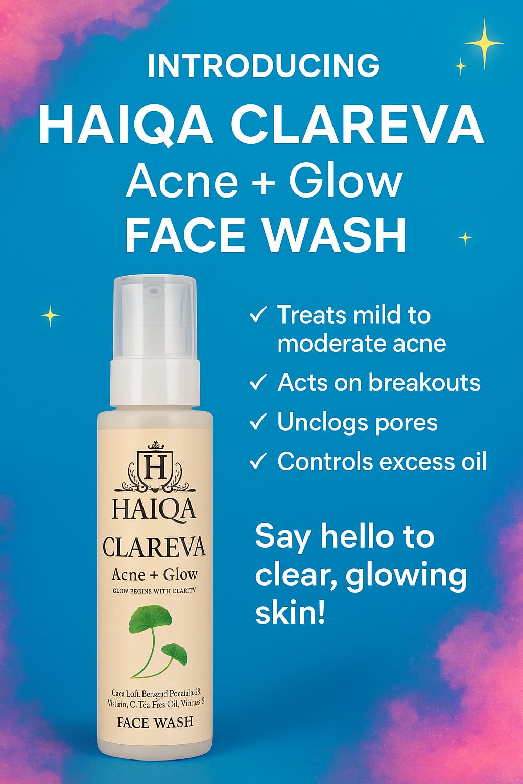 CLAREVA ACNE FACE WASH - Image 2